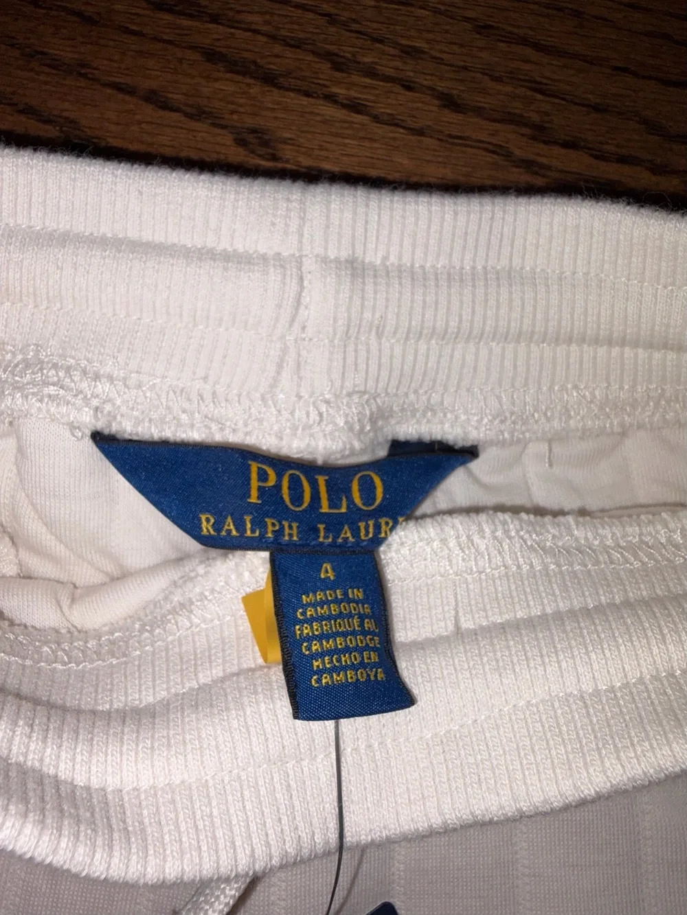Polo Ralph Lauren cream joggers